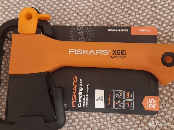 Топор туристический fiskars X5