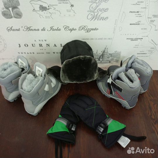 Лыжные ботинки, лыжи