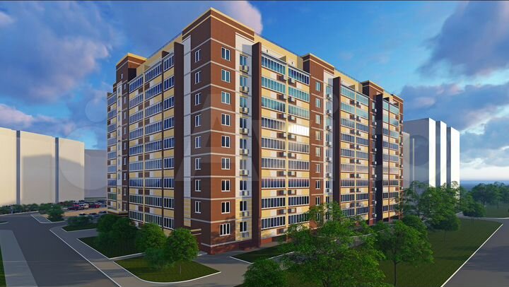 2-к. квартира, 67,7 м², 1/9 эт.