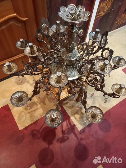 Люстра подвесная потолочная винтаж