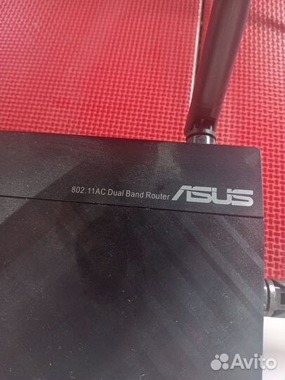 Wi-Fi роутер asus RT-AC1200 V2, AC1200, черный