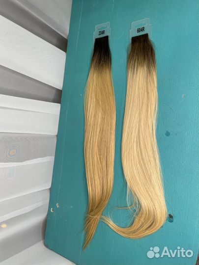 Волосы для наращивания на лентах 45 см