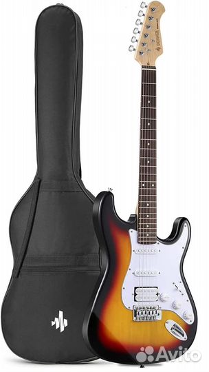 Электрогитара Donner ST-100 Sunburst (чехол в комп