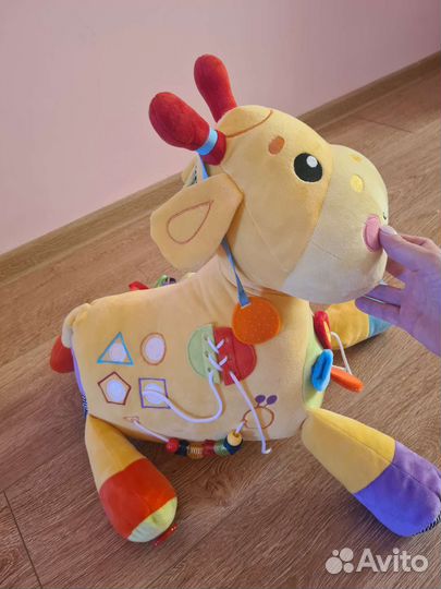 Мягкая игрушка Корова развивающая