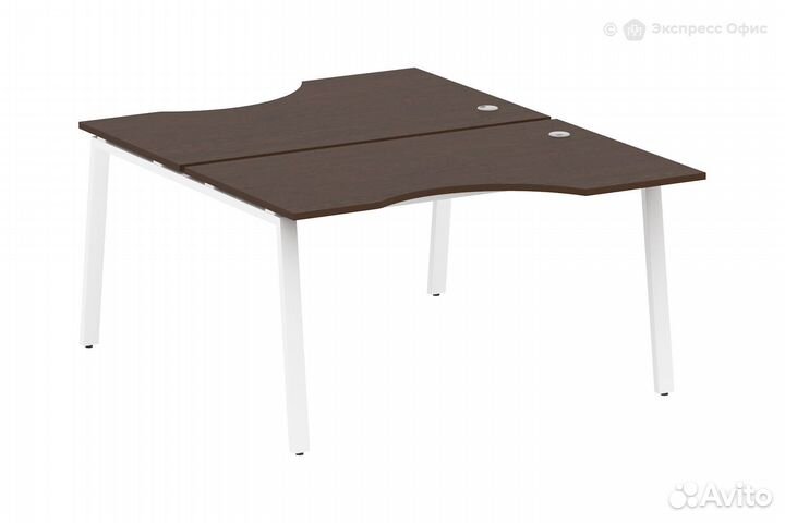 Стол-бенч двойной криволинейный Metal system style