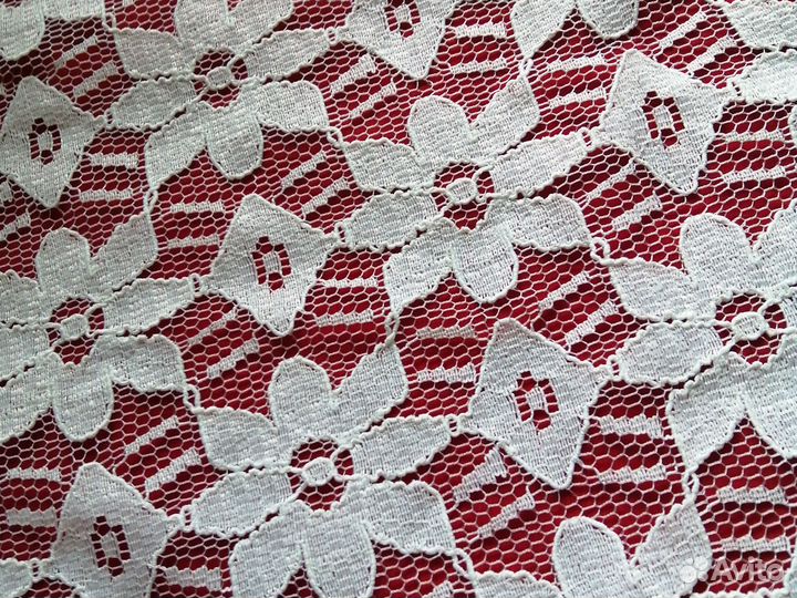 Ткани СССР гипюр, отрез