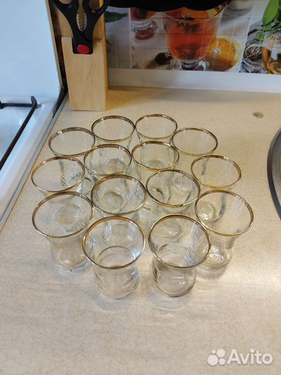 Бокалы фужеры рюмки