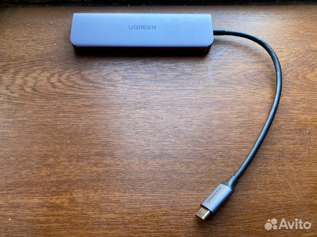Хаб Ugreen 5в1 2xUSB 3.0/SD/hdmi/USB-C