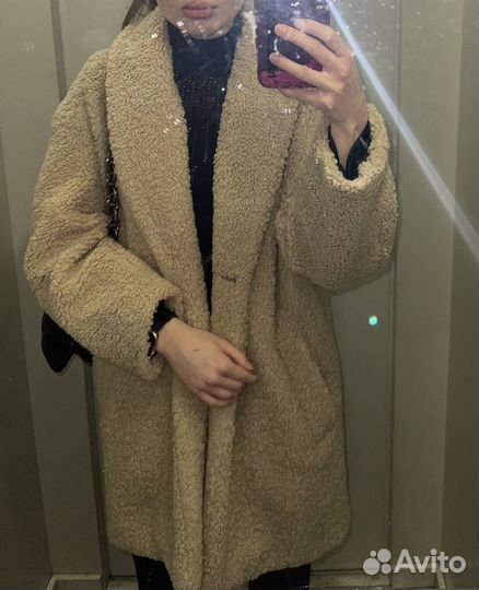 Пальто тедди