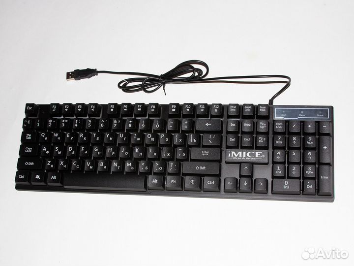 Набор клавиатура + мышь, подсветка, Новые