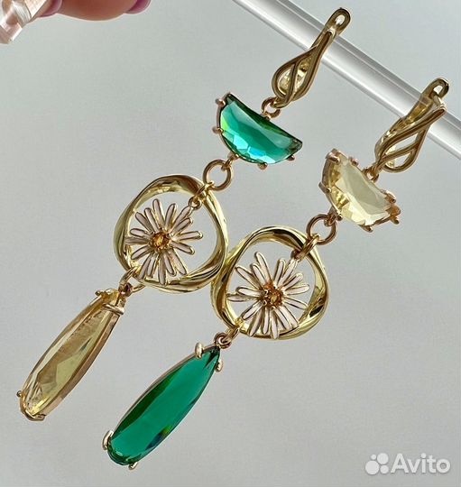 Длинные серьги