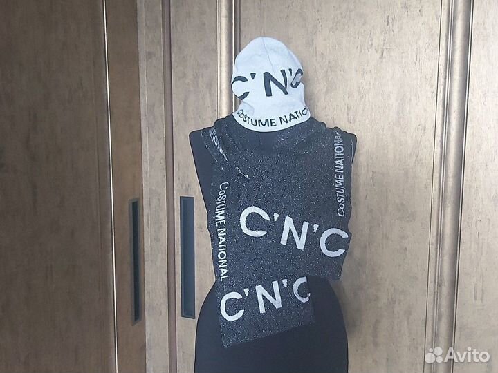 Комплект C.N.C. Италия оригинал (шапка и шарф)