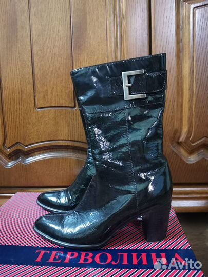 П/сапоги р. 37, Терволина (натуральный лак)