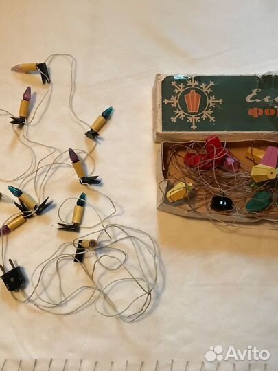 Новогодняя гирлянда СССР