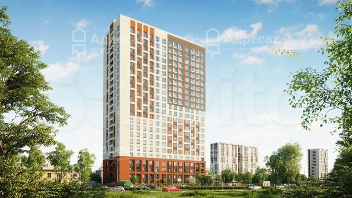 3-к. квартира, 99 м², 1/23 эт.