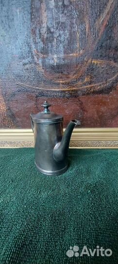 Чайничек антикварный 19 век krupp berndorf.Редкий