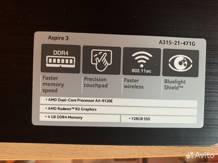 Ноутбук Acer Aspire 3 a315-21