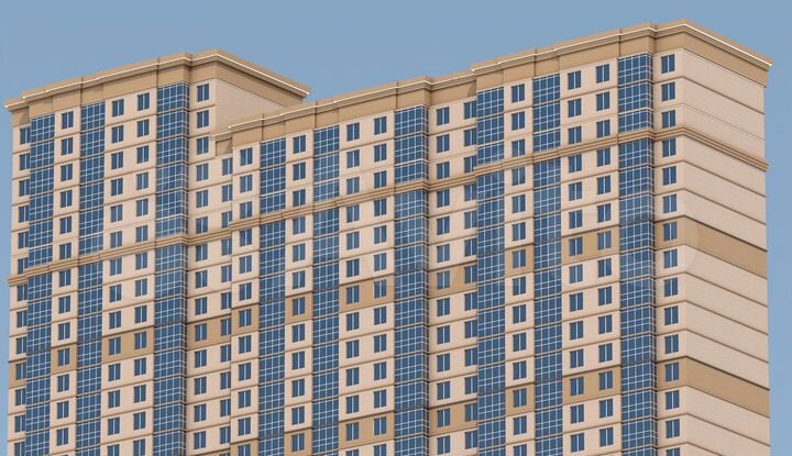 2-к. квартира, 64,4 м², 13/19 эт.