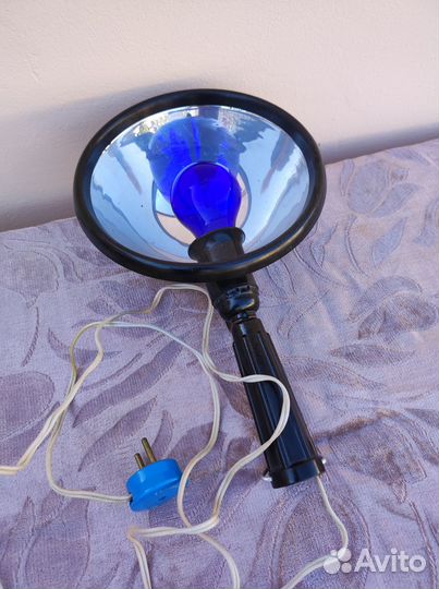 Синяя лампа рефлектор минина