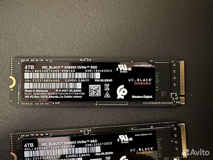 SSD WD SN850X 4Tb