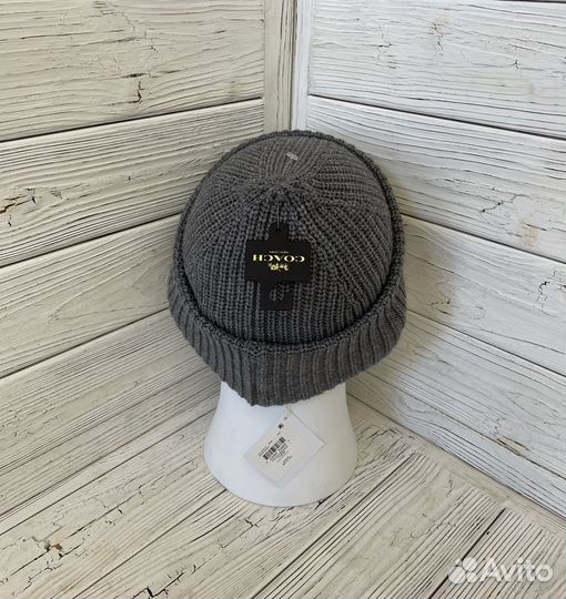 Новая Оригинальная Шапка Coach Patch Beanie
