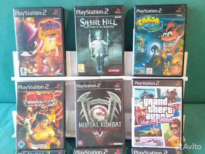 Игры на Sony playstation 2 диски PS2