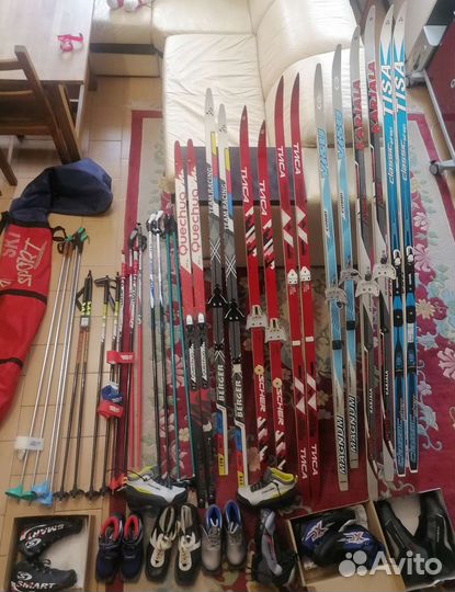 Беговые лыжи Горные лыжи с ботинками