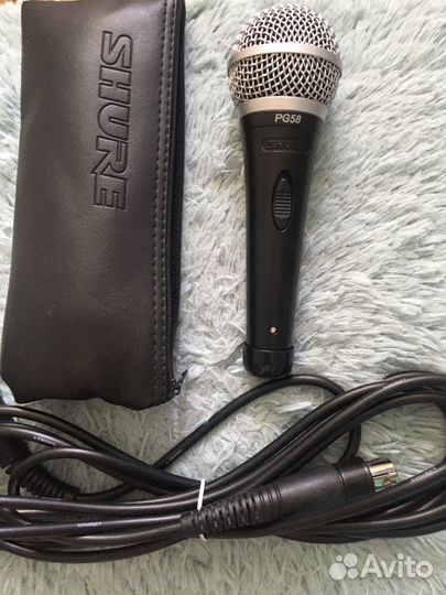 Shure pg58 Вокальный микрофон с выключателем