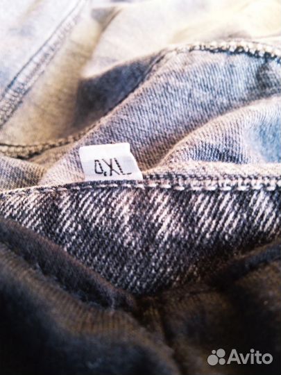 Куртка джинсовая подростковая с капюшоном, жакет