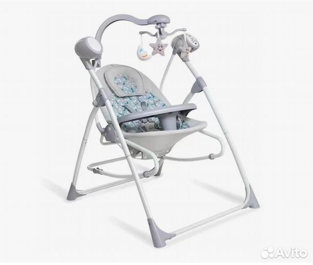 Электрокачели+шезлонг luxmom