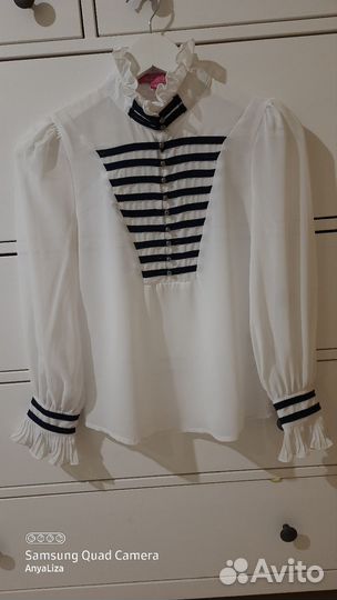 Блузка белая школьная 152 Bear Richi