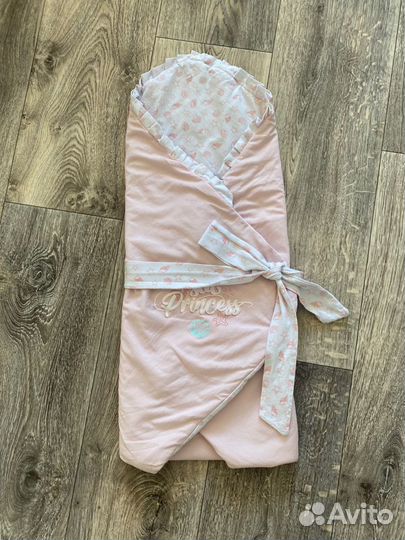 Летний Конверт на выписку для девочки