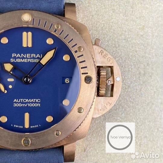 Часы Panerai Submersible Bronzo Blu Abisso арт 701