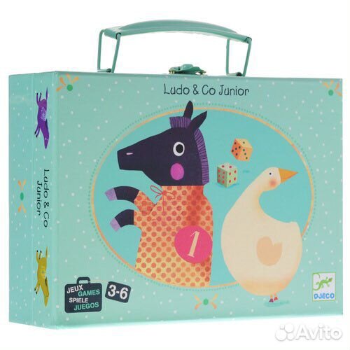 Настольные игры Djeco ludamino, ludo и ко
