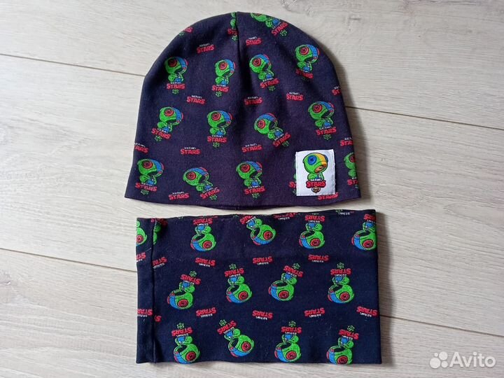 Комплект шапка и снуд