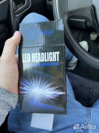 Лэд лампы с линзой h7