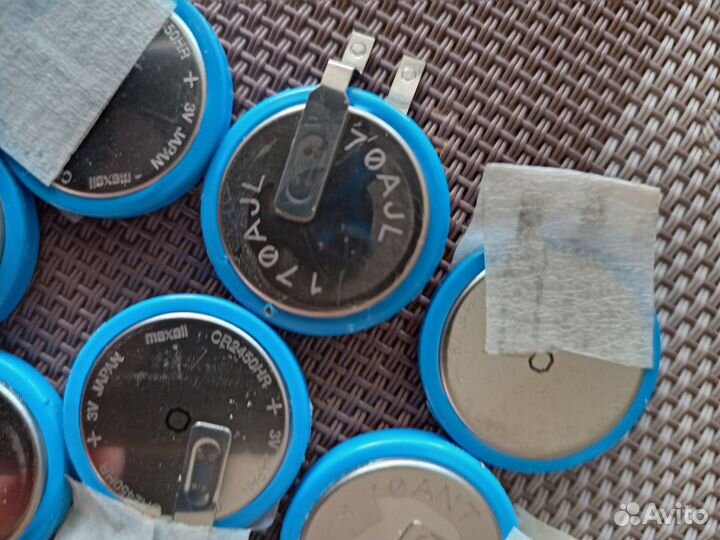 Батарейка литиевая CR2450HR-WC Maxell с выводами