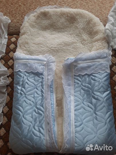 Конверт на выписку для мальчика зима