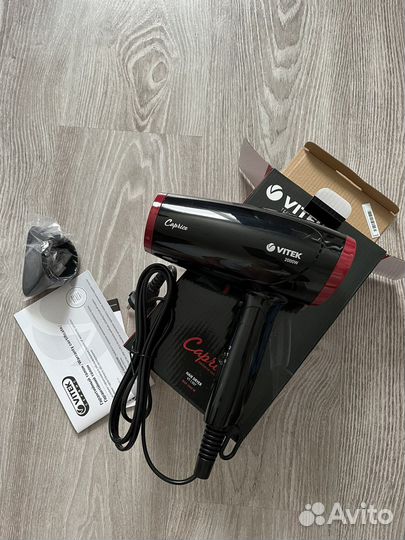 Фен Vitek VT-1307 складной