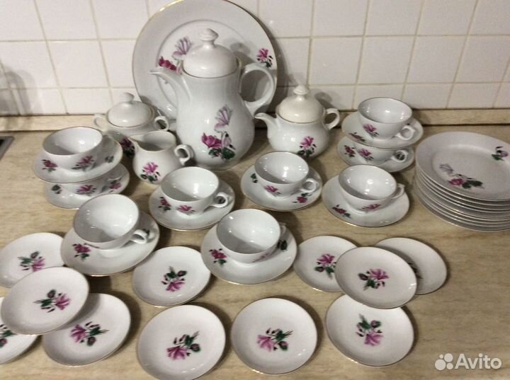 Чайной-кофейный сервиз Германия 70-е