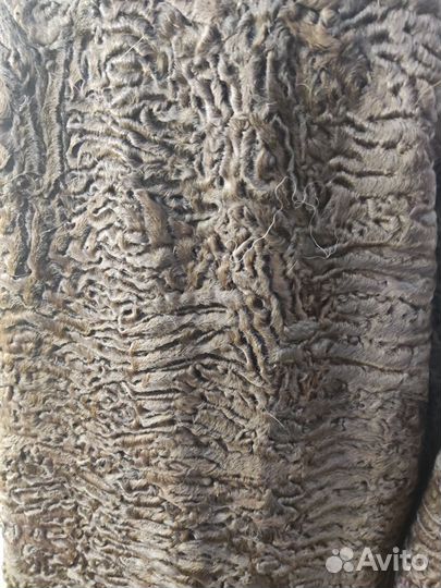 Шуба каракуль свакара+норка