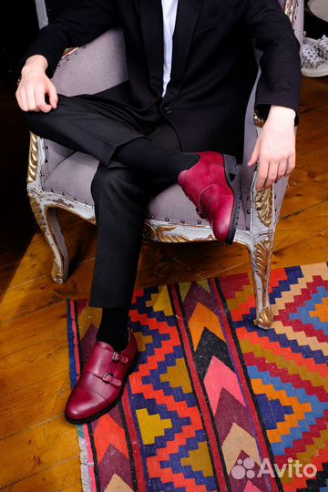 Туфли мужские кожа Монки