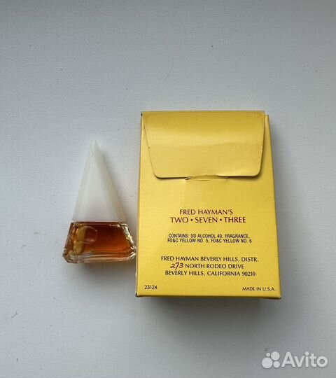 Fred Hayman 273 Rodeo Drive 3,7 мл духи винтаж