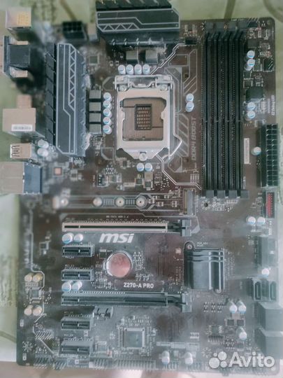 Intel core i5 7600k+msi z270-A pro