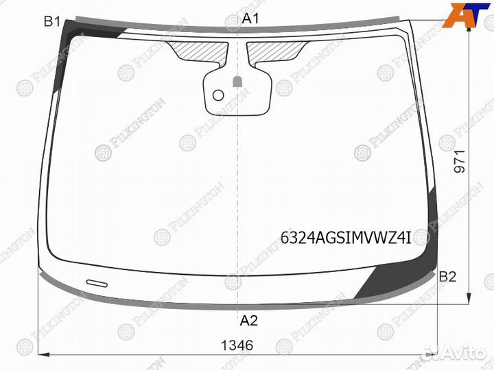 Opel astra J 4/5D 12-15 С датчик дождя стекла лобовые pilkington pilkington 6324agsimvwz4I