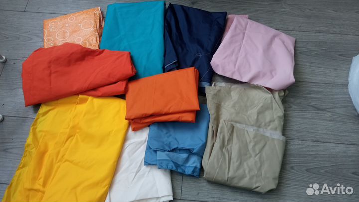 Отрезы ткани пакетом