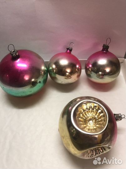 Елочные игрушки СССР и гдр