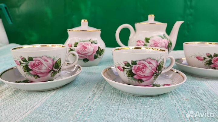 Чайный сервиз на 12 персон.ссср новый