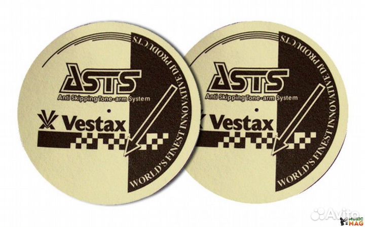 Два новых Слипмата vestax белые войлок