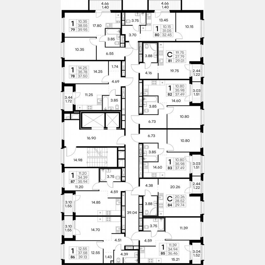 1-к. квартира, 37,5 м², 9/15 эт.